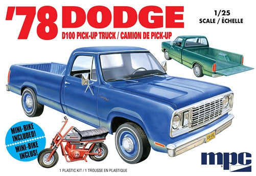 MPC '78 Dodge D100 Pick-Up Truck Model Kit No. MPC901M