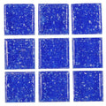 Houseworks Glass Mosaic Flat Tile Sheet Dark Blue No. 8218