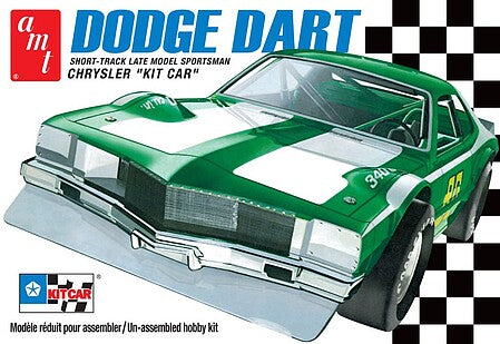 AMT Dodge Dart Short Track Late Model Sportsman 1/25th Scale Plastic Model Kit No. AMT1450