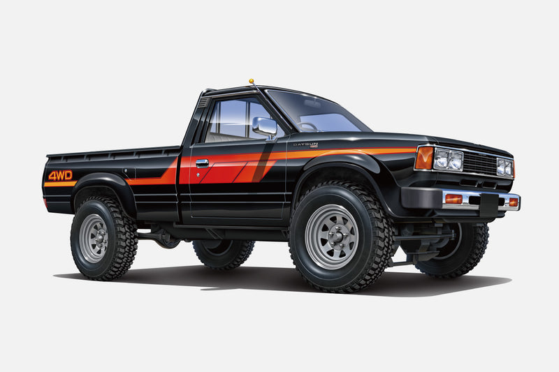 Aoshima 720 Datsun Truck Lift Up Custom Plastic Truck Model Kit 1/24th Scale No. AOS06850