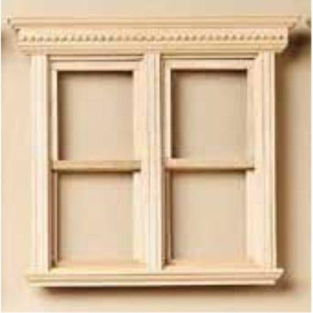 Dollhouse Miniature Yorktown Side-by-Side Working Window