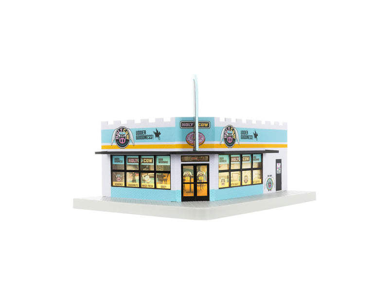 Lionel O Scale Plug-Expand-Play Donut & Coffee Shop Opposite Corner Store No. 2229130