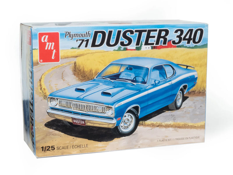 AMT Plymouth '71 Duster 340 Plastic Model Kit 1/25th Scale No. 1118M