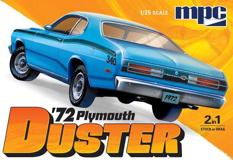 MPC '72 Plymouth Duster Plastic 1:25th Scale Model Kit No. MPC1006