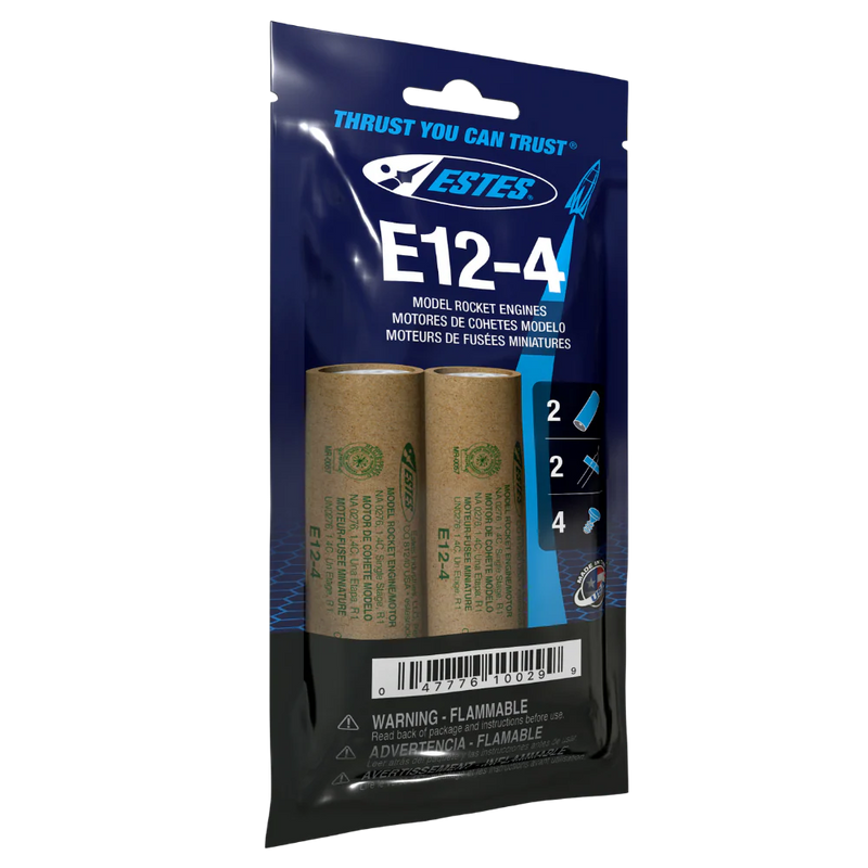 Estes E12-4 Rocket Engines 2 Pack