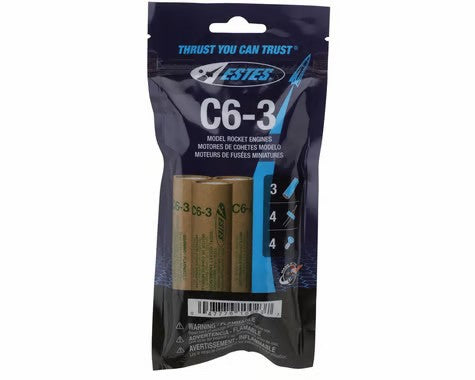EST10023 C6-3 Model Rocket Engines