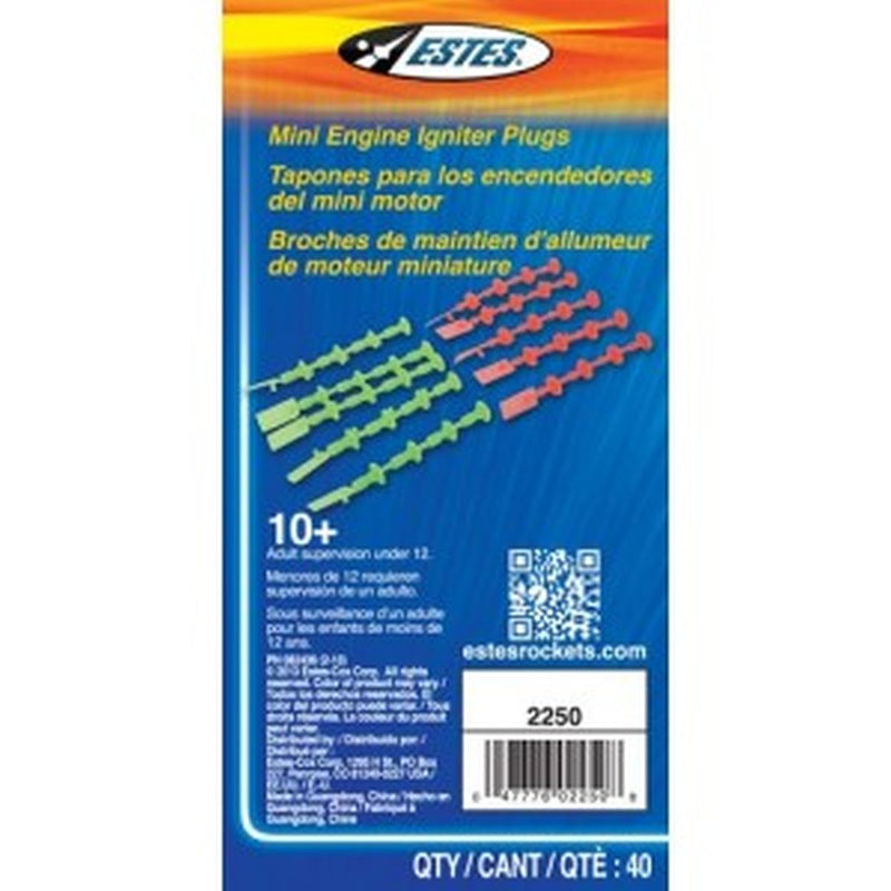 Estes Engine Plugs 1/4A3, 1/2A3,A3,A10 No. EST2250