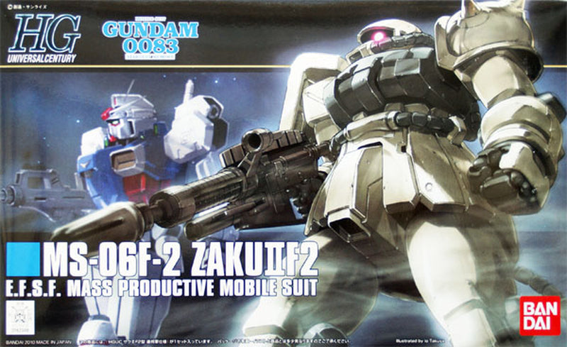 Bandai HGUC #107 1/144 MS-06F-2 Zaku II F2 (Earth Federation Type) "Gundam 0083" No. BNDAI2091786