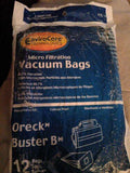 Envirocare Replacement Vacuum Cleaner Bags Made to Fit Oreck Super-Deluxe Compact and Buster B canisters 12 Pack