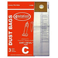 Envirocare Replacement Vacuum Cleaner Dust Bags Made to Fit Dirt Devil Type C Uprights 3 Pack