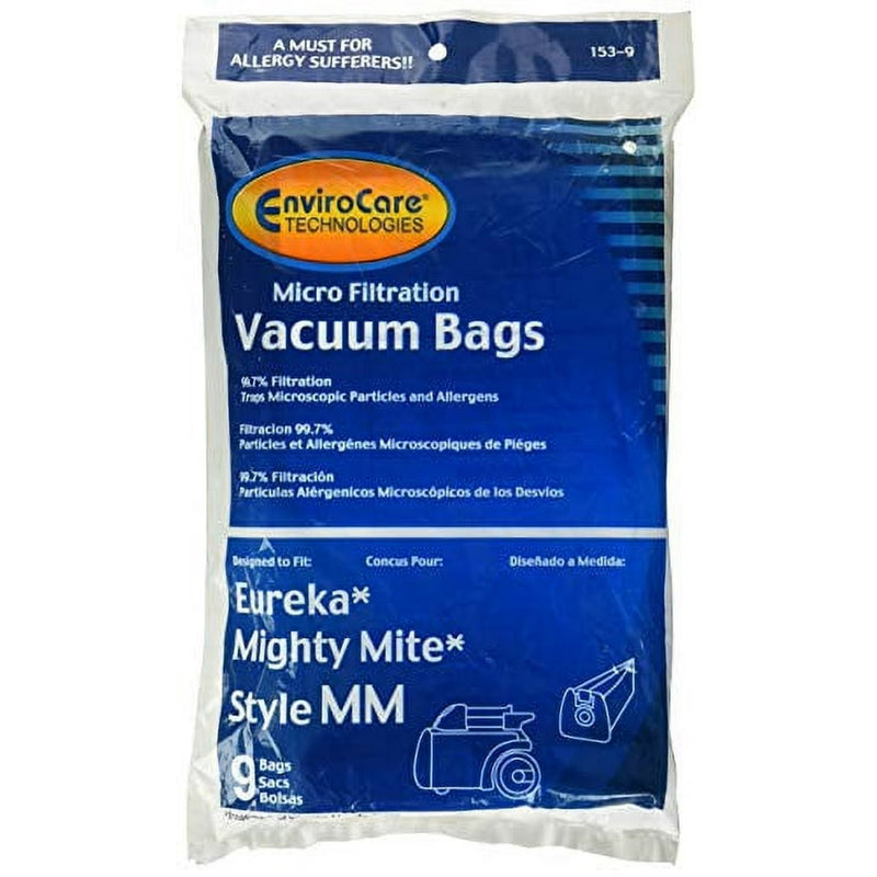 Eureka Mighty Mite Style MM MicroFiltration Vacuum Bags 9 Pack by Envirocare