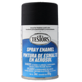 Testors Spray Enamel Flat Black No. 1249T