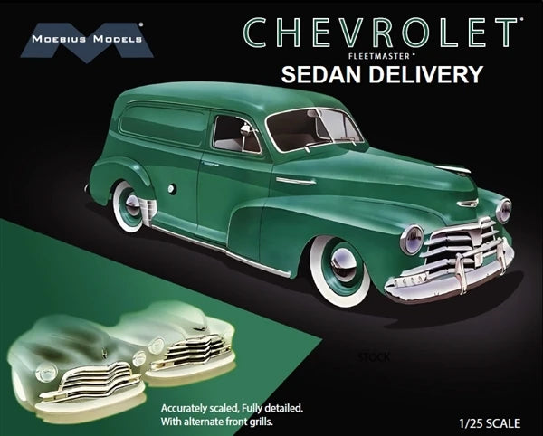 Moebius Models 1/25th Scale 1948 Chevrolet Fleetmaster Sedan Delivery plastic Car Model No. MOE2303