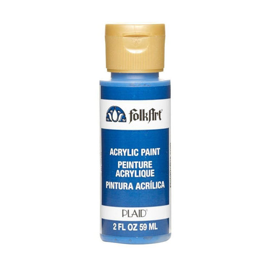 FolkArt 2 fl. oz. Acrylic Paint Matte Finish -True Blue Color No. 401