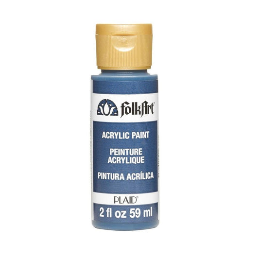 FolkArt Acrylic Craft Paint Matte Finish Navy Blue 2 Fl Oz No. 403