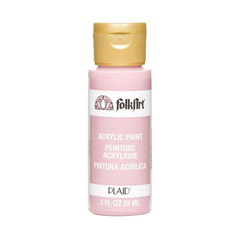 FolkArt Acrylic Matte Paint 2oz-Rose Pink No. 632