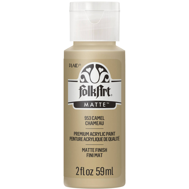 FolkArt Matte Acrylic Paint 2 oz: Camel