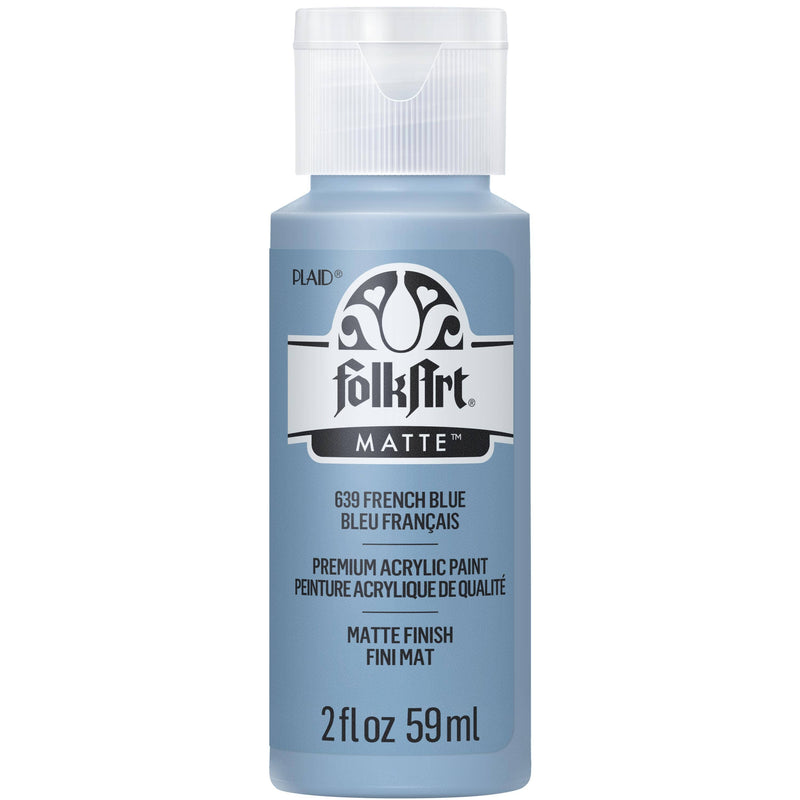 FolkArt Matte Acrylic Paint 2 oz: French Blue