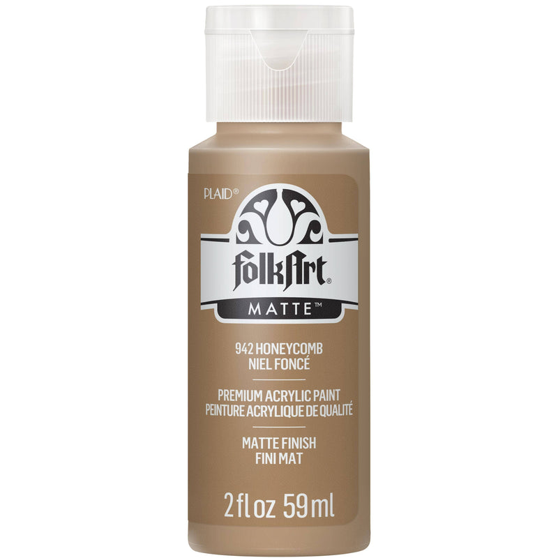 FolkArt Matte Acrylic Paint 2 oz: Honeycomb