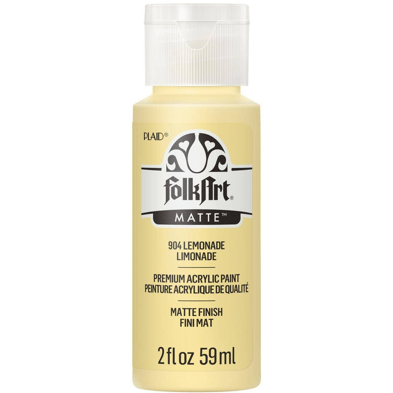 FolkArt Matte Acrylic Paint 2 oz: Lemonade
