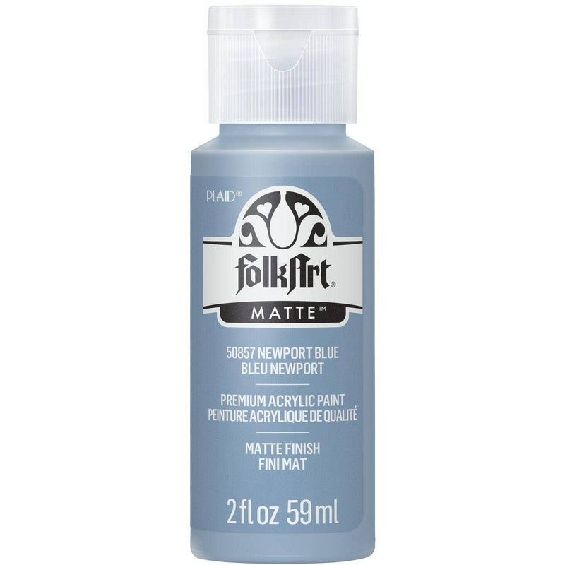 FolkArt Matte Acrylic Paint 2 oz: Newport Blue