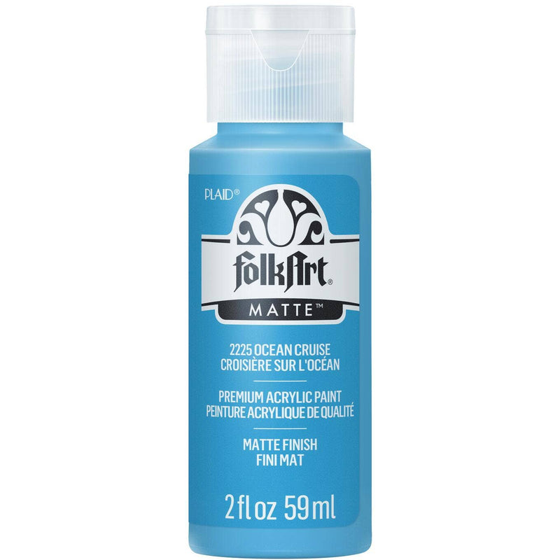 FolkArt Matte Acrylic Paint 2 oz: Ocean Cruise