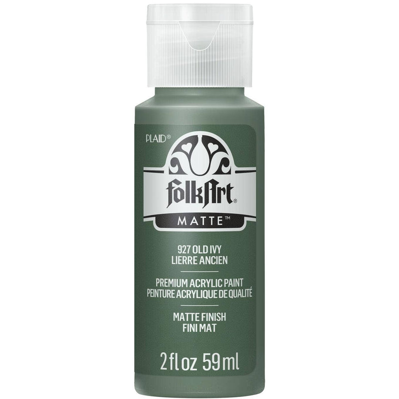 FolkArt Matte Acrylic Paint 2 oz: Old Ivy