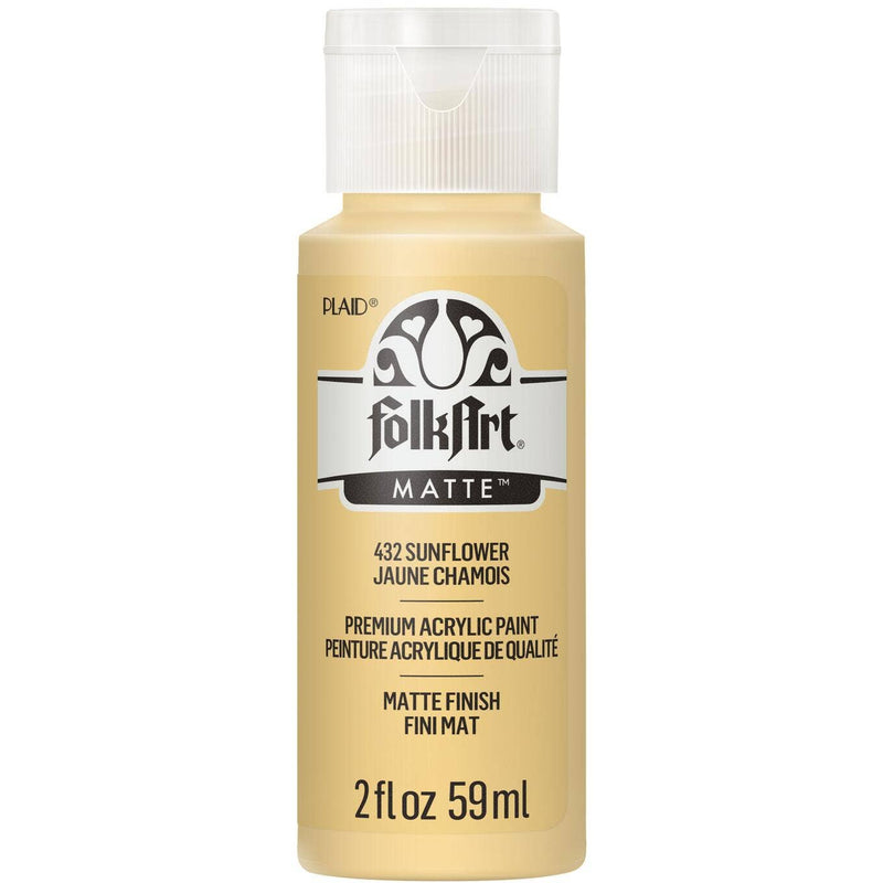 FolkArt Matte Acrylic Paint 2 oz: Sunflower