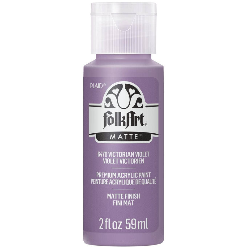 FolkArt Matte Acrylic Paint 2 oz: Victorian Violet