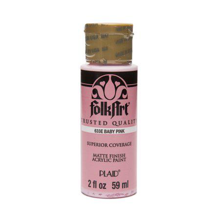Folk Art 2 fl. Oz. Matte Finish Acrylic Paint-Baby Pink No. 633