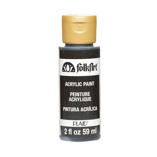 Folk Art Acrylic Matte Finish Paint Pure Black Color 2 Fl Oz No. 479