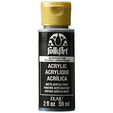 Folk Art Acrylic Matte Finish Paint Wrought Iron Color 2 Fl Oz No. 925