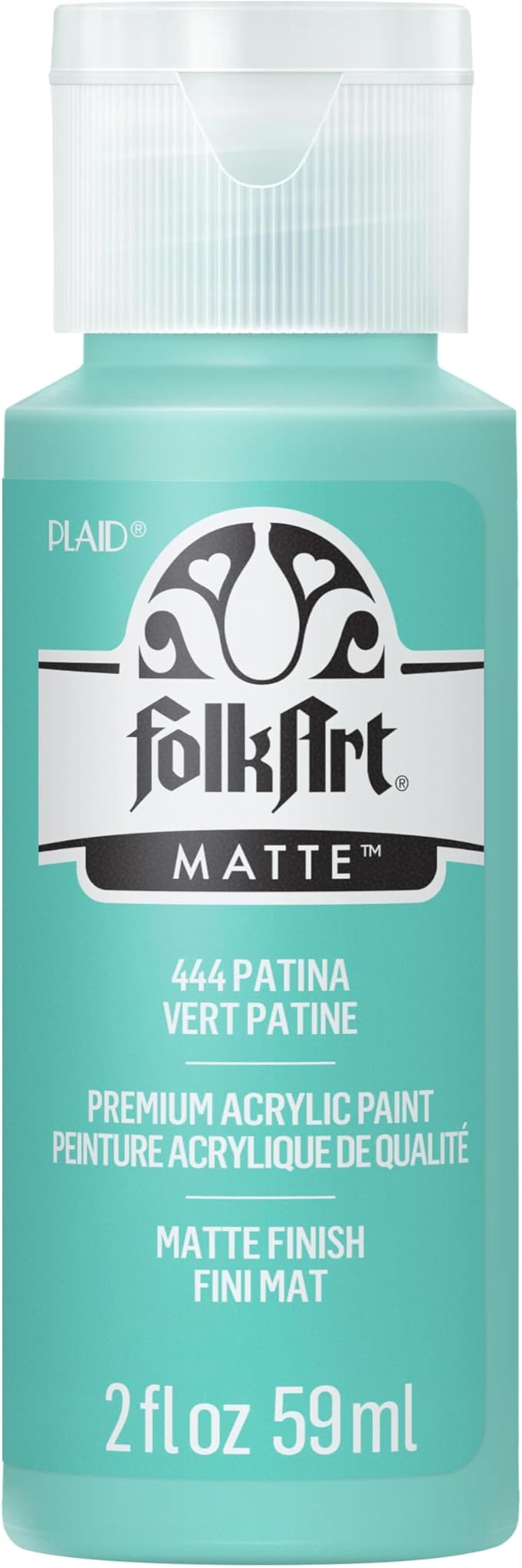 Folk Art Acrylic Paint Matta Finish  2oz Patina Color No.444