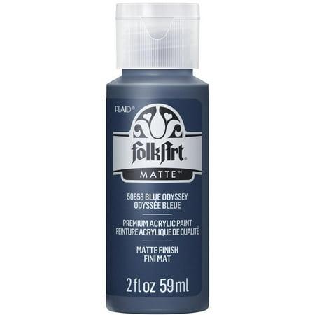 Folk Art Acrylic Paint Matte Finish  2oz-Blue Odyssey No. 50858