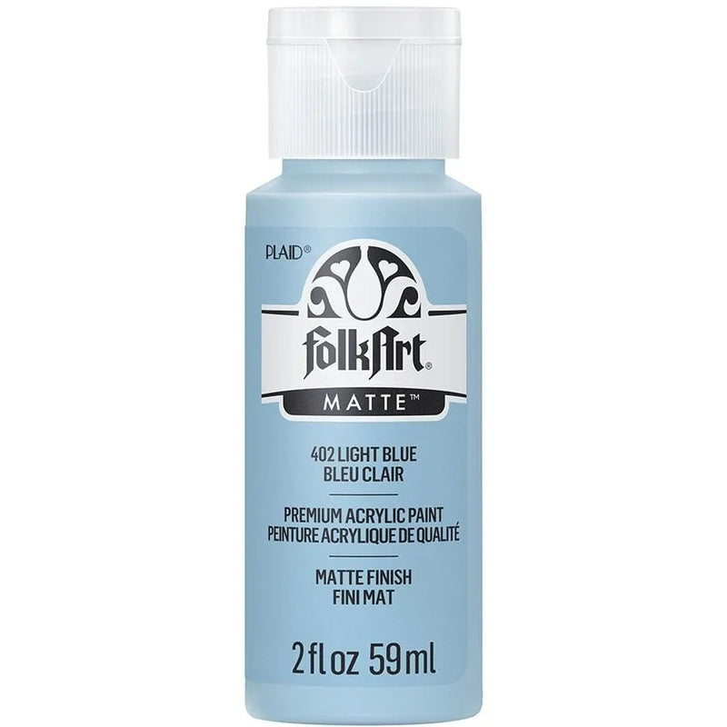 Folk Art Matte Acrylic Paint Light Blue 2 Fl Oz No. 402