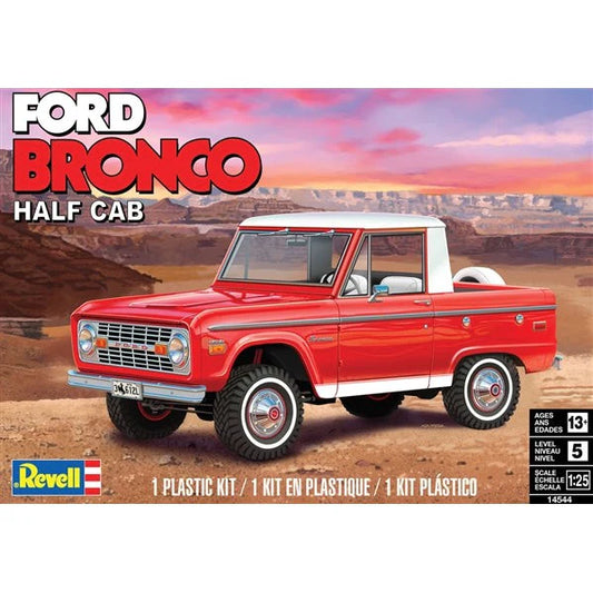 Revell Ford Bronco Half Cab 1/25th Scale Plastic Model Kit No. 14544
