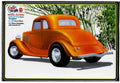 AMT 1934 Ford Street Rod 5 Window Coupe 1/2th Scale Plastic Model No. AMT1384