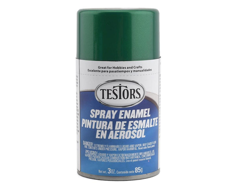 Testors Spray Enamel Custom Green Metallic Flake No. 1630T