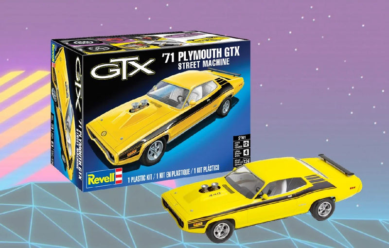 Revell 1/25th Scale '71 Plymouth GTX Street Machine Plastic Model Kit No. 14588