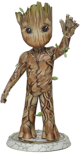 Metal Earth The Infinity Saga Marvel Guardians of the Galaxy Vol. 2 Groot Steel Model Kit No. MMS500
