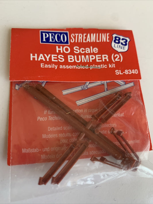 PECO Streamline HO Scale 83 Line Hayes Bumper (2) No. SL-8340
