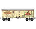 Ready Made Trains O Scale Heidelberg Christmas Beer 36 ft Wood Side Reefer Car No. RMT-86199-179