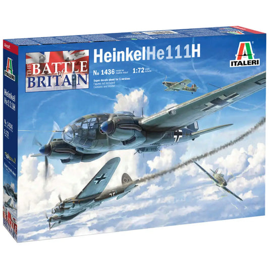 Italeri The Battle of Britain HeinkelHe111H Plastic Model Kit No. 1436 1/72nd scale