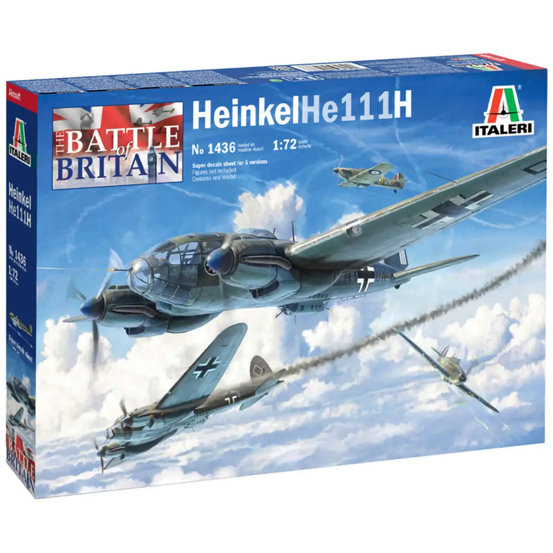 Italeri The Battle of Britain HeinkelHe111H Plastic Model Kit No. 1436 1/72nd scale