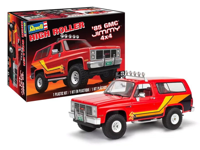 Revell 1/25th Scale High Rolle 1985 GMC Jimmy 4X4 Plastic Model Kit No. 14577