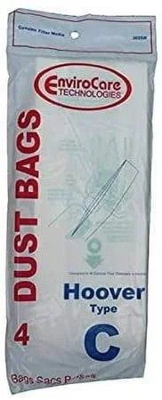 Hoover 20 Type C Vacuum Bags by EnviroCare, 4 Bags Per Pack