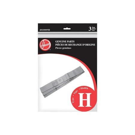 Hoover 3 Pack Vacuum Bag for Model H Vacuums OEM  4010009H