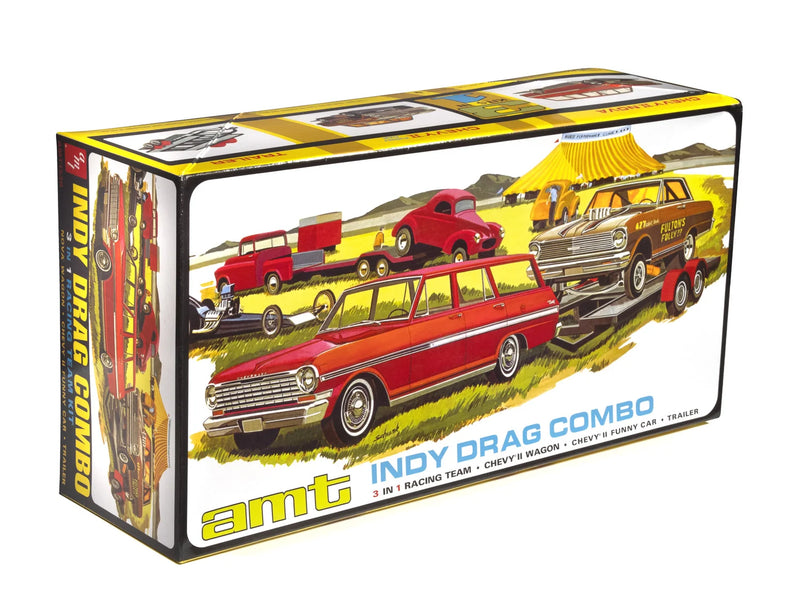 AMT 1/25th Scale Indy Drag Combo Plastic Model Kit No. AMT1520
