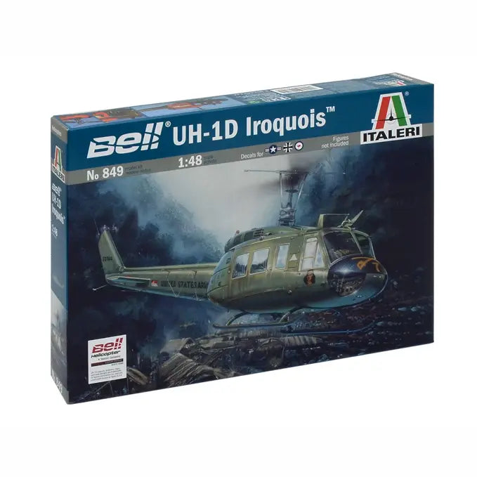 Italeri Bell UH-1D Iroquois Plastic Model Kit No. 849 1/48th Scale