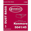 Kenmore 5041/45 Dust Bags 3 Pack Enviro Care Technologies Type H